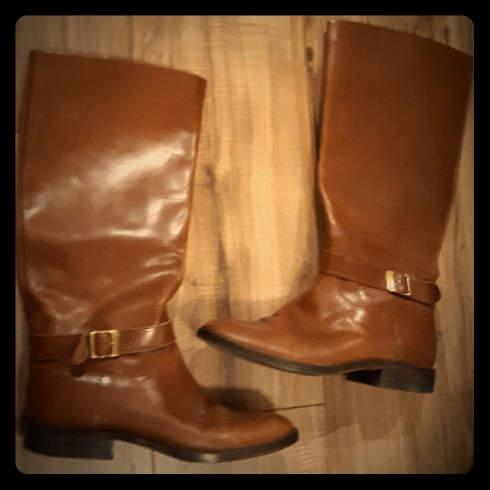 Vintage Tacco Leather Moto Boots.